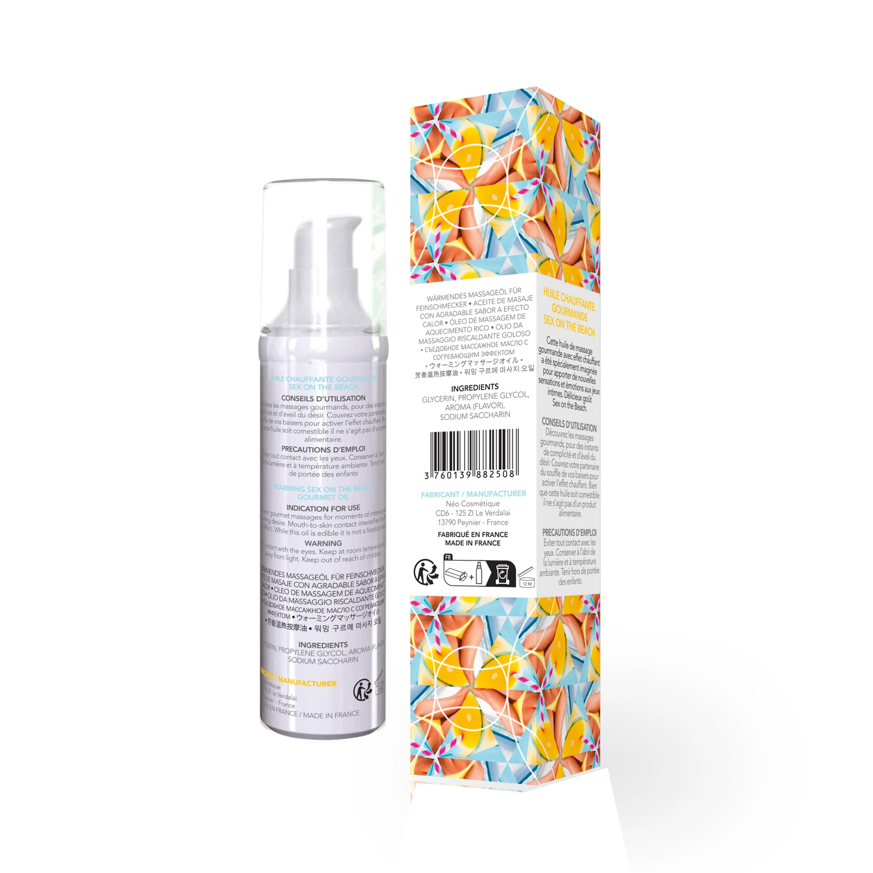 Exsens sensuaalne soojendav massaažiõli kehale, tootekirjeldus