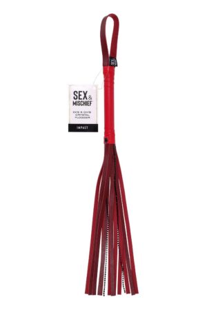SPORTSHEETS EX'S AND OH'S CRYSTAL FLOGGER