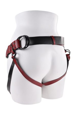 SPORTSHEETS SAFFRON MONTE STRAP ON RED-1