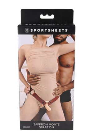 SPORTSHEETS SAFFRON MONTE STRAP ON RED-4