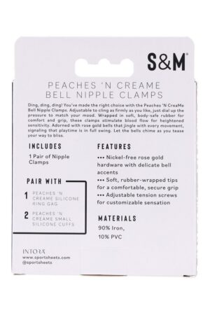 Sportsheets_Peaches 'n CreaMe_Bell Nipple Clamps-3