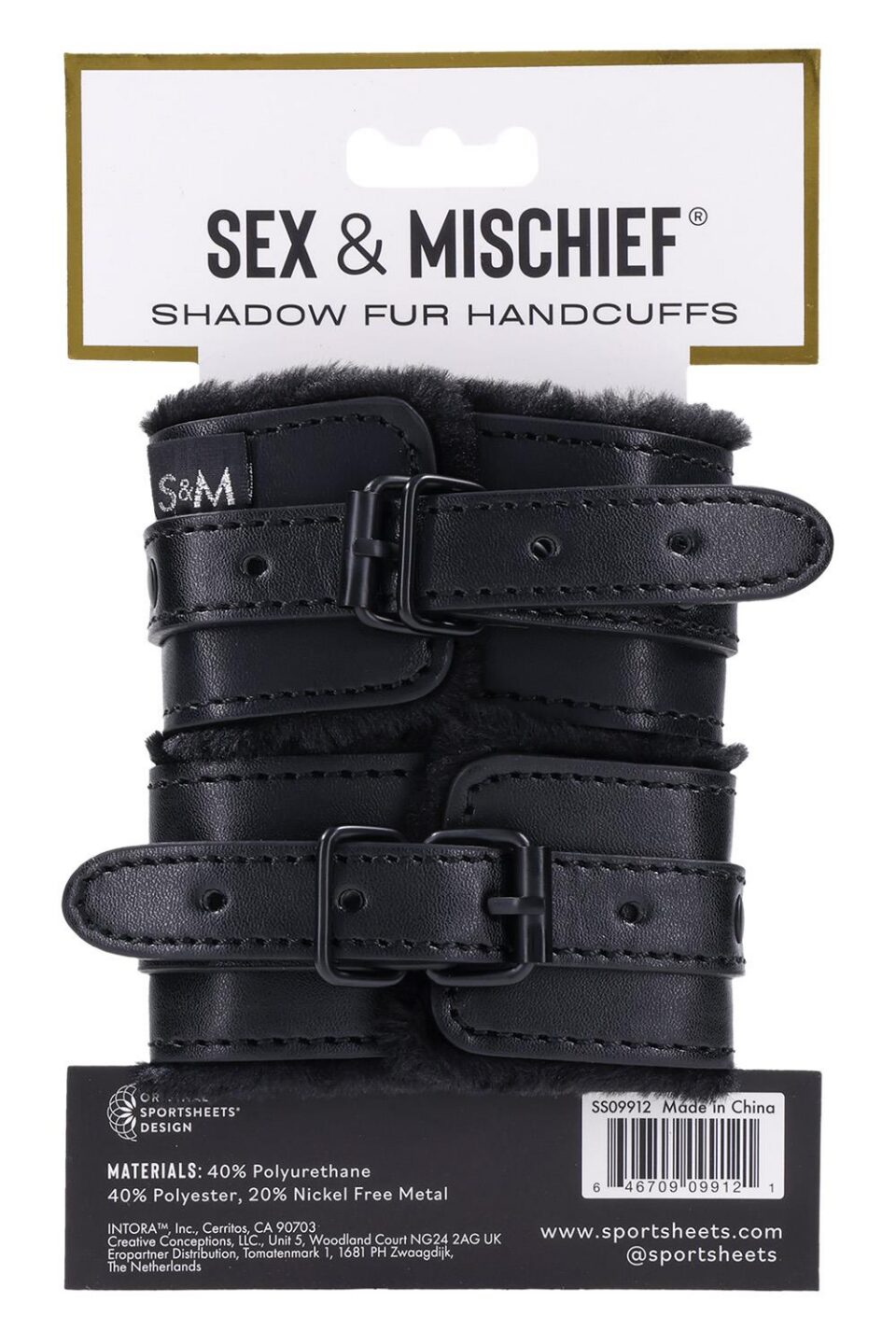 SPORTSHEETS SHADOW FUR käerauad